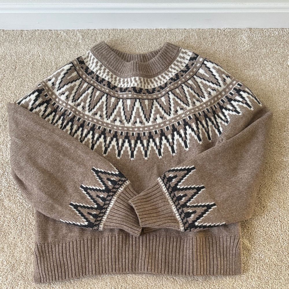 Women’s fair isle sweater